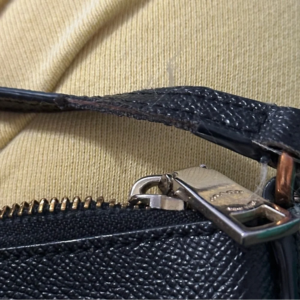 Coach Black Pebbled Leather Kitt Messenger Crossbody Bag - Picture 10 of 10